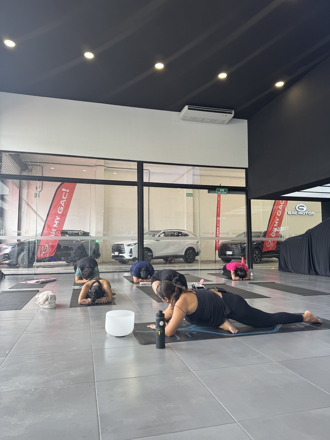 Relajación en una activación de marca